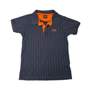 Hugo Boss Kids Polo in Navy and Orange